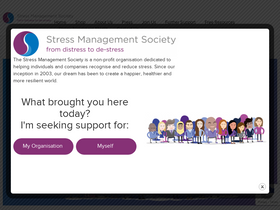 'stress.org.uk' screenshot