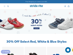 'striderite.com' screenshot