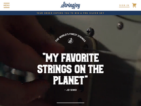 'stringjoy.com' screenshot
