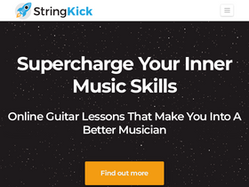 'stringkick.com' screenshot