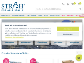 'stroeh.de' screenshot