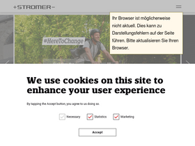'stromerbike.com' screenshot