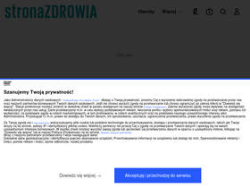 'stronazdrowia.pl' screenshot