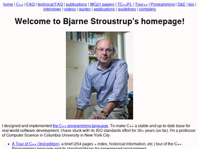 'stroustrup.com' screenshot