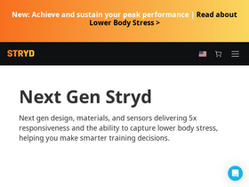 'stryd.com' screenshot
