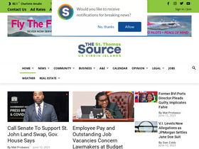 'stthomassource.com' screenshot