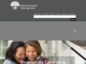 'studentclearinghouse.org' screenshot