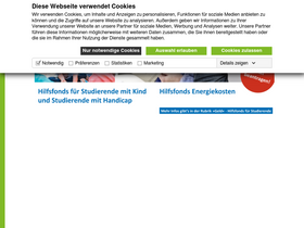 'studentenwerk-hannover.de' screenshot