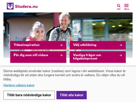 'studera.nu' screenshot