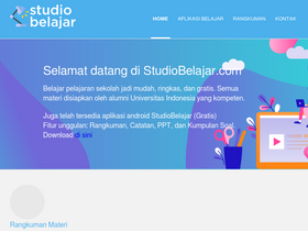'studiobelajar.com' screenshot