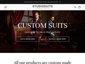 'studiosuits.com' screenshot