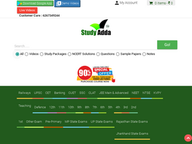'studyadda.com' screenshot