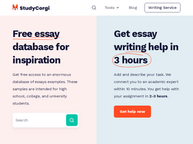 'studycorgi.com' screenshot