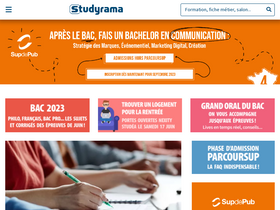 'studyrama.com' screenshot