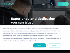 'stxnext.com' screenshot