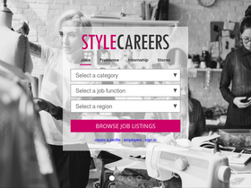 'stylecareers.com' screenshot