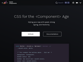 'styled-components.com' screenshot