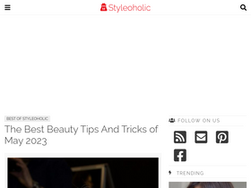 'styleoholic.com' screenshot