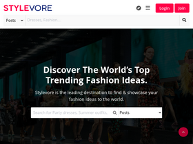 'stylevore.com' screenshot