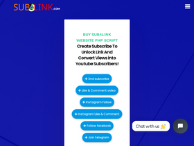 'sub4link.com' screenshot