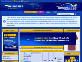 'subaru-community.com' screenshot