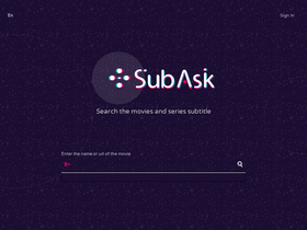 'subask.com' screenshot