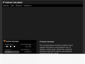 'subnet-calculator.com' screenshot