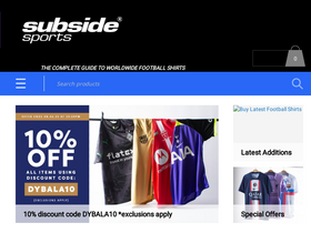 'subsidesports.com' screenshot
