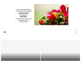 'succulentavenue.com' screenshot