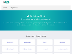'sucursales24.com.ar' screenshot