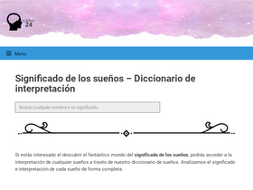'suenos24.com' screenshot