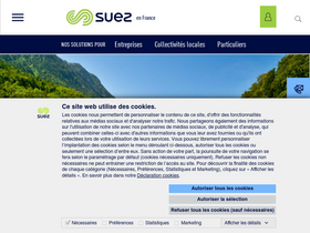 'suez.fr' screenshot