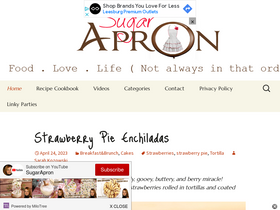 'sugarapron.com' screenshot