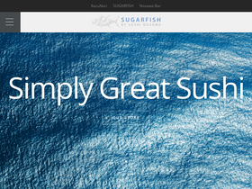'sugarfishsushi.com' screenshot