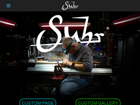'suhr.com' screenshot