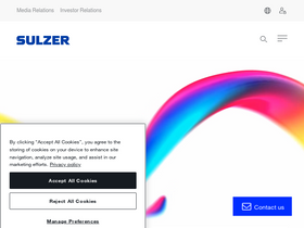 'sulzer.com' screenshot