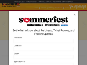 'summerfest.com' screenshot