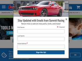 'summitracing.com' screenshot