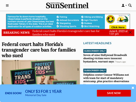 'sun-sentinel.com' screenshot