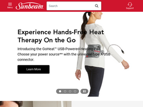 'sunbeam.com' screenshot