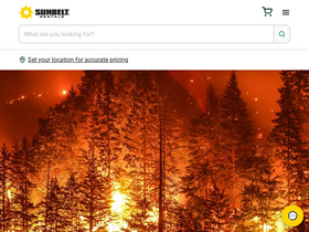 'sunbeltrentals.com' screenshot