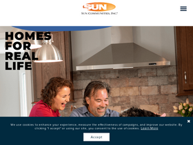 'suncommunities.com' screenshot