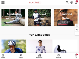 'sundried.com' screenshot