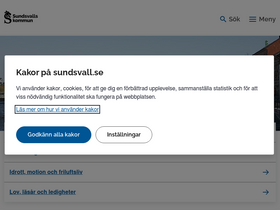 'sundsvall.se' screenshot