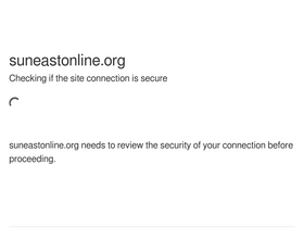 'suneastonline.org' screenshot