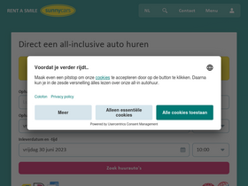 'sunnycars.nl' screenshot