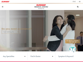 'sunwaymedical.com' screenshot