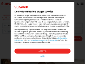 'sunweb.dk' screenshot
