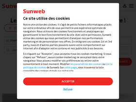 'sunweb.fr' screenshot
