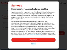'sunweb.nl' screenshot